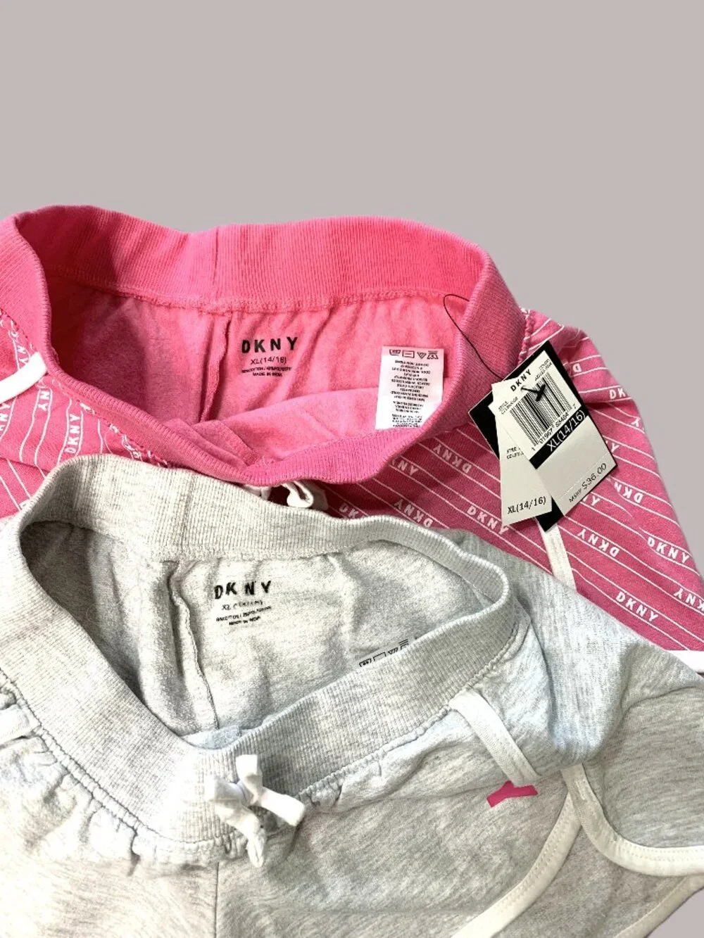 4 Piece Girl Set 2 DKNY Shorts 2 Tank Tops Children's Place Osh Kosh Size 14-16